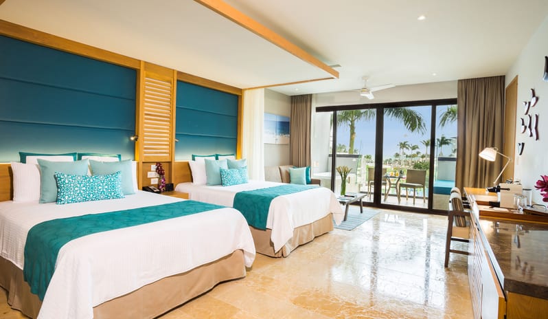 DREAMS PLAYA MUJERES JUNIOR SUITE GARDEN VIEW  TWIN BED